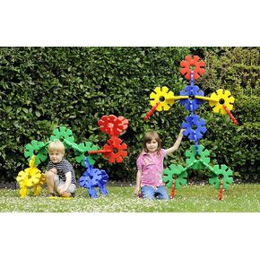 Polydron Kids Giant Octoplay Set 2 - Educational Construction Toy - Multicolored - Children Development Building Kit - 2+ Years - 40 Pieces