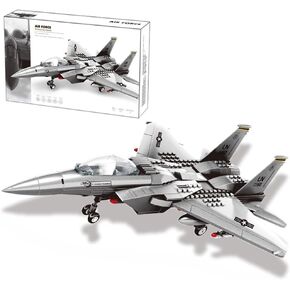 F-15 Fighter Eagle Building Block Airplane Air Force Building Toys Military Aircraft Army Plane Building Set Best Gift for Kids 227 PCS