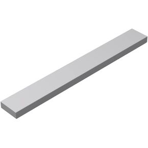 Classic Tiles Block Bulk, Light Gray Tiles 1x8, Building Tiles Flat 100 Piece, Compatible with Lego Parts and Pieces: 1x8 Light Gray Tiles(Color:Light Gray)(M0659-23)