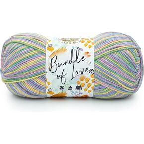 Lion Brand Yarn Bundle of Love Yarn, Chamomile