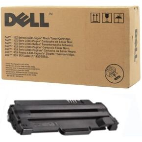 Dell ، Inc 113x خرطوشة الحبر الأسود لـ 1130 1130n 1133 1135n ، 2500 صفحة عالية العائد ، الجزء رقم 2mmjp