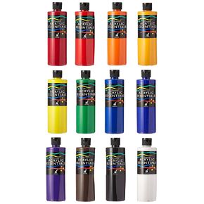 مجموعة Chroma Acrylic الأساسية ، ألوان نابضة بالحياة متنوعة ، مجموعة من 12 مكبرات الصوت - 424766