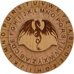 Creative Escape Rooms Dragon Cipher Wheel - ملحق لألعاب الطاولة العليا