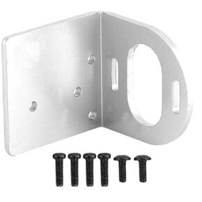 RC Motor Base, Metal Motor Mounting Holder Seat Base for 540 3660 3650 Motors RC Accessory (Silver)