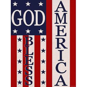 لوحة Upablunso Diamond God America 4th July Mulor Memorial Memorial Day Yard USA Star Stripes Kit للبالغين اللوحة الماس بواسطة أدوات أدوات جدار جدار ديكور المنزل 12x16 بوصة