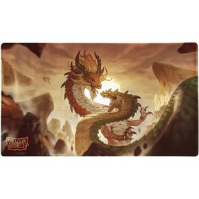 Arcane Tinmen Dragon Shield: Wood Snake 2025 Playmat - Full-Color Printed Playmat Slip-Resistant 61x35 cm Natural Rubber - Includes Sturdy Playmat Tube - Compatible with TCGs and LCGs