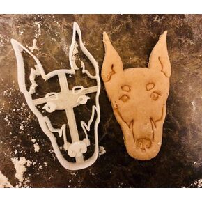 قاطع ملفات تعريف الارتباط DoBerman Pinscher و Cog Treat Cutter - 3 بوصات