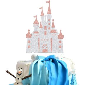 Castle Cake Topper Princess Cake Topper Castle Theme Birthday Party Decorations Princess Party Supplies Princess Happy Birthday Cake Decorations Princess Baby Shower Supplies
