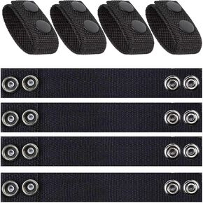 ZWEHKD Duty Belt Keepers Nylon Belt Keepers Law Enforcement Police Accessories Double Snaps for Outdoor Sports 2.25" Belt Fixing