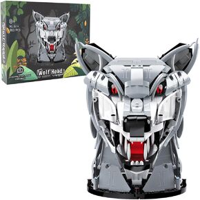Misini 5013 Deer Head Building Set ، 1070 PCS MOC Creative Animal Model Building Buildings Toy ، Wall Art and Crafts للمراهقين والبالغين
