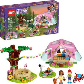 LEGO Friends Nature Glamping 41392 Building Kit; Includes Friends Mia, a Mini-Doll Tent and a Toy Bicycle (241 Pieces)