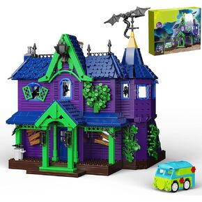 Terror Palace Castle Haunted House Building Blocks Set - 1461 Pieces STEM Educational Toy for Kids Ages 6-12, Creative Construction Kit, Compatible with Major Brands