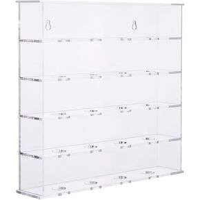 SUPERFINDINGS 1 Set Mountable Golf Ball Holder Golf Ball Collection Acrylic Display Cabinet Clear Showcase Racks for Hanging with 20 Holes Golf Cargo Display Shelves for Shop Windows