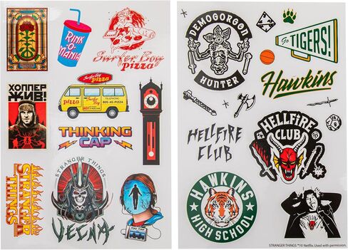 Cinereplicas Stranger Things - Season 2 Stickers - (Set of 31) - Official License in Saudi Arabia