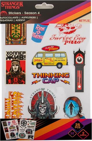 Cinereplicas Stranger Things - Season 2 Stickers - (Set of 31) - Official License in Saudi Arabia