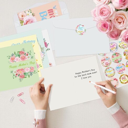 24 Pack Teacher Appreciation Gift Cards Thank You Teachers Cards Money and Gift Card Sleeves Holders with Envelopes for Teachers Day A Year End Graduation in Saudi Arabia