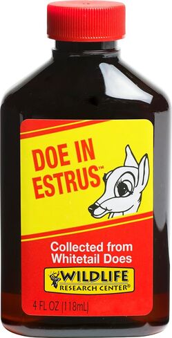 Wildlife Research Center Doe in Estrus, Powerful Sexual Attractor for Whitetail Bucks, Doe Urine Scent Lure with Estrus Secretions – 4 FL OZ in Saudi Arabia