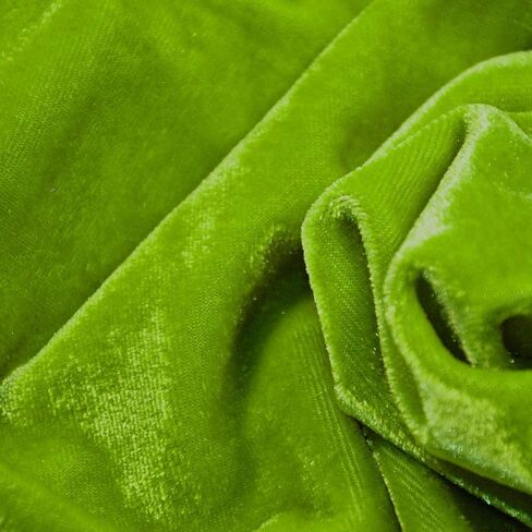 Stretch Velvet Fabric 12 Colors 62" Wide for Sewing Apparel Upholstery Curtain by The Yard (One Yard Watermelon) in Saudi Arabia
