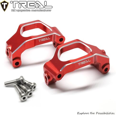 TREAL FRONT C CARRIRS Aluminium 7075 CNC Upgrade for MAXX 1:10 RCROADES (Black) in Kuwait