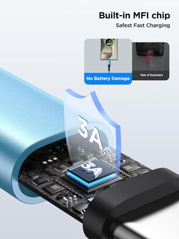 كابل USB C بطول 10 أقدام 3 عبوات شحن سريع من النايلون المضفر طويل من النوع C كابل شاحن لهاتف Samsung Galaxy S24 S23 S22 S21 S10 S9 S8 A02s A03s A11 A12 A13 A14 A21 A22 A32 A42 A53، الكمبيوتر اللوحي، LG، Moto، TCL in Kuwait