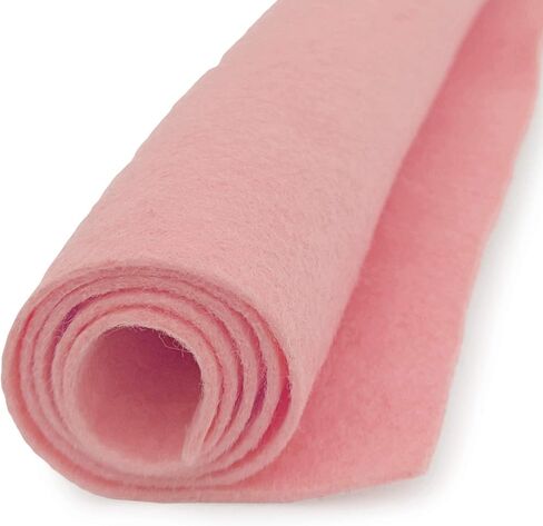 Pink - Wool Felt Oversized Sheet - 20% Wool Blend - 36 in x 36 in Sheet in Saudi Arabia