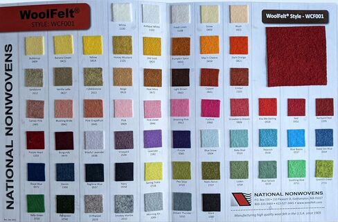 Pink - Wool Felt Oversized Sheet - 20% Wool Blend - 36 in x 36 in Sheet in Saudi Arabia