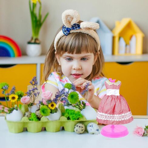 jojofuny 12pcs Doll Display Stand Plastic Support Rack for Various Sized Dolls Display and Play Random Colors Included in Saudi Arabia