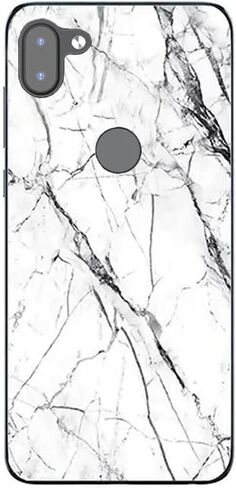 for Orbic Q10 Case, Orbic Q10 RC609LTM Phone Case, Luxury Marble Pattern Slim Flexible TPU Case with Reinforced Corners Shock Absorbing Silicone Marble Case for Orbic Q10 4G RC609LTM -Blue in Saudi Arabia