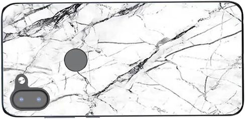 for Orbic Q10 Case, Orbic Q10 RC609LTM Phone Case, Luxury Marble Pattern Slim Flexible TPU Case with Reinforced Corners Shock Absorbing Silicone Marble Case for Orbic Q10 4G RC609LTM -Blue in Saudi Arabia