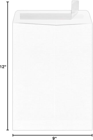 LUXPaper 9 x 12 Open End Envelopes | Peel & Press | Pool Blue | 80lb. Text | 50 Qty in Saudi Arabia
