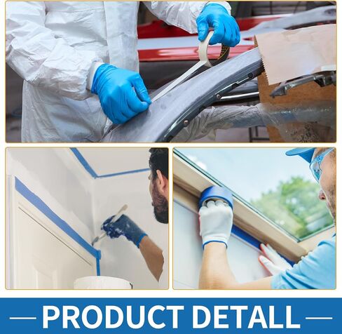 Painters Tape Easy Removal 0.8 Inches x 54.7 Yards Masking Master Tape Black in Saudi Arabia