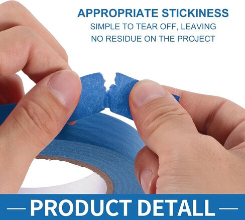 Painters Tape Easy Removal 0.8 Inches x 54.7 Yards Masking Master Tape Black in Saudi Arabia