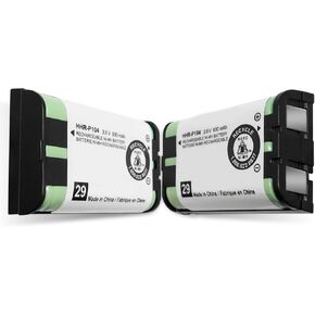 2 حزمة HHR-P104 بطارية الهاتف القابلة لإعادة الشحن 3.6V 830mAh ni-mh بطاريات للهواتف اللاسلكية باناسونيك