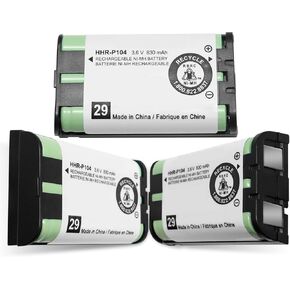 2 حزمة HHR-P104 بطارية الهاتف القابلة لإعادة الشحن 3.6V 830mAh ni-mh بطاريات للهواتف اللاسلكية باناسونيك in Kuwait