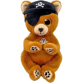Beanie Boo Scully Pirate Bear Plush Doll 6inch