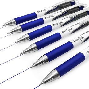Zebra Classic Z -Grip Flight Point Pens - 1.2mm - الحبر الأزرق - حزمة 6