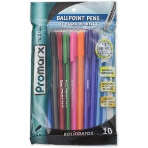 Promarx Fashion Stick Point Pens ، 1.0 مم ، حبر ملون متنوع ، 10 عمال