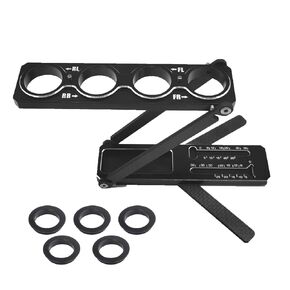 Multi-Function Aluminum RC Car Shock Stand Shock Absorber RC Tool Articulation Shock Stand Foldable Removable for 1/10 on-Road/Off-Road 1/8 on-Road/GT