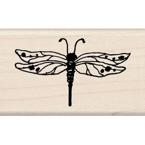 ختم الخشب Inkadinkado ، Dragonfly