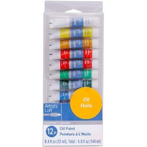 12 Color Oil Paint Set by Artist's Loft Necessities