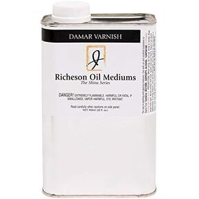 Richeson Oil Mediums Shiva Series Damar Varnish - 32 oz Tin Can