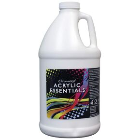 Chroma 424807 Acrylic Essential Paint, 1/2 gal, White