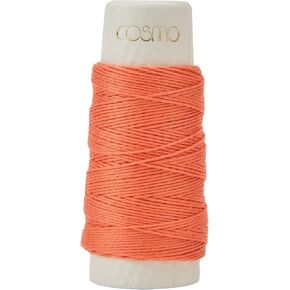 LECIEN Cosmo Hidamari Sashiko Solid Thread 30 Meters Cantaloupe