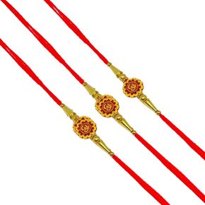 Set of 3 OM Pendant Rakhi Thread | Raksha bandhan Gift for Your Brother | Rakhi for Brother | Rakhi Bracelet | Rakhi for Bhaiya | raksha bandhan rakhi | rakhi for bhabhi