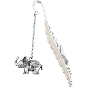 Gzrlyf Luminous Elephant Bookmark - Gifts for Elephant and Book Lovers