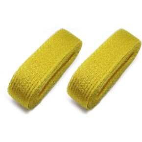 Yycraft 40 ياردة Waffle Mesh Flex Ribbon-2 Pack (2.5 "، الذهب)