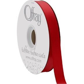 Double Face Satin Ribbon, 50 Yards, Red
