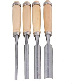 4 PCS نصف جولة إزميل مجموعة inner الحافة diy الخشب gouge أداة woodworking - 6mm 12mm 18mm 24mm