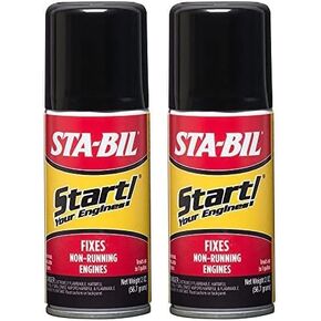 STA-BIL Start Your Engines! - Fixes Non-Running Engines - A Jump Start in A Can - Revitalizes Fuel System - Safe for 2 and 4-Cycle Engines - Ensures Quick, Easy Starts, 2 fl. oz. (21214)