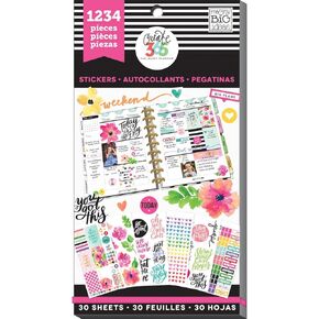 أنا وأفكاري الكبيرة PPSV -05 إنشاء 365 Happy Planner Detains Pack اليوم هو اليوم - 1234 لكل عبوة